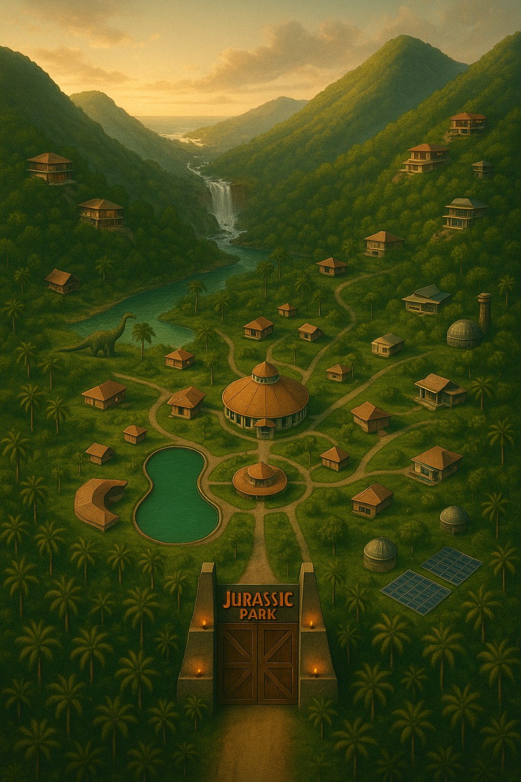 Concepto de paisaje y desarrollo de próxima generación